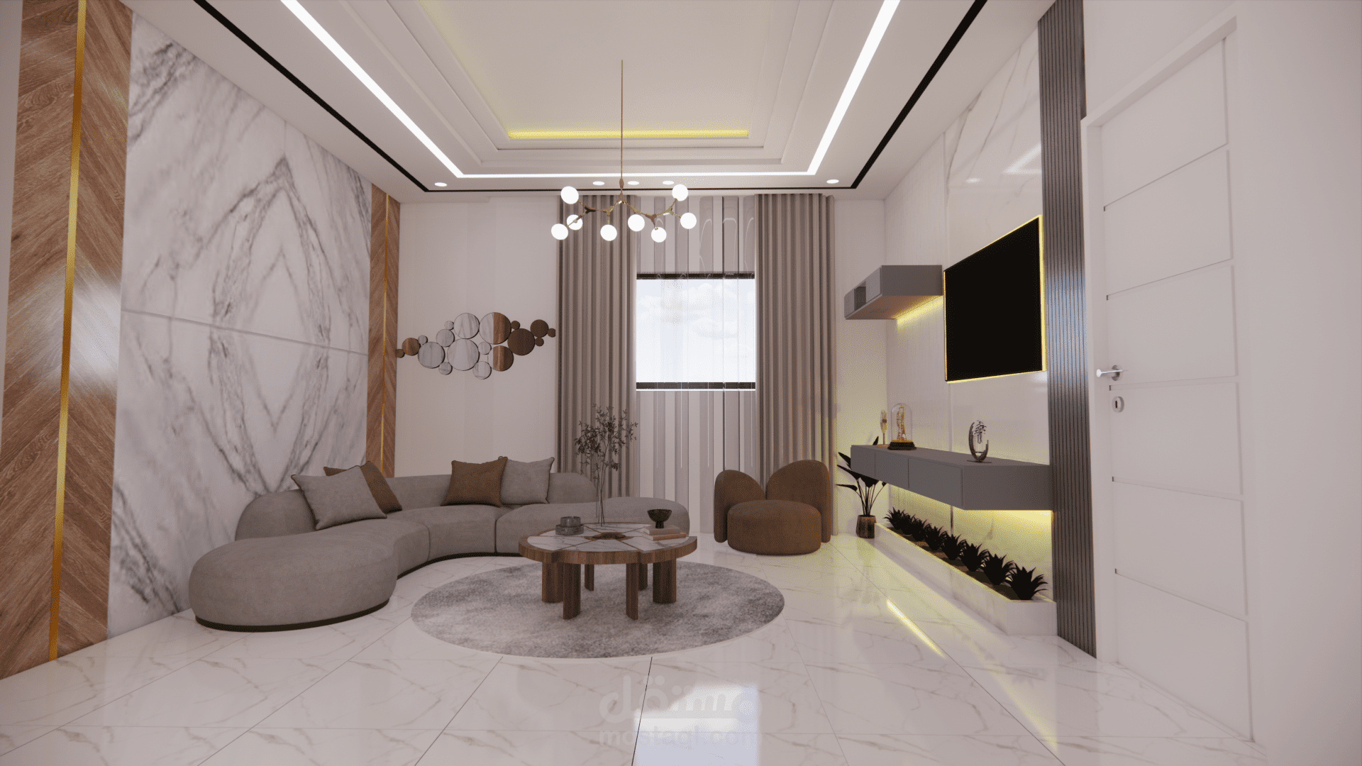 تصميم غرفة ضيافة