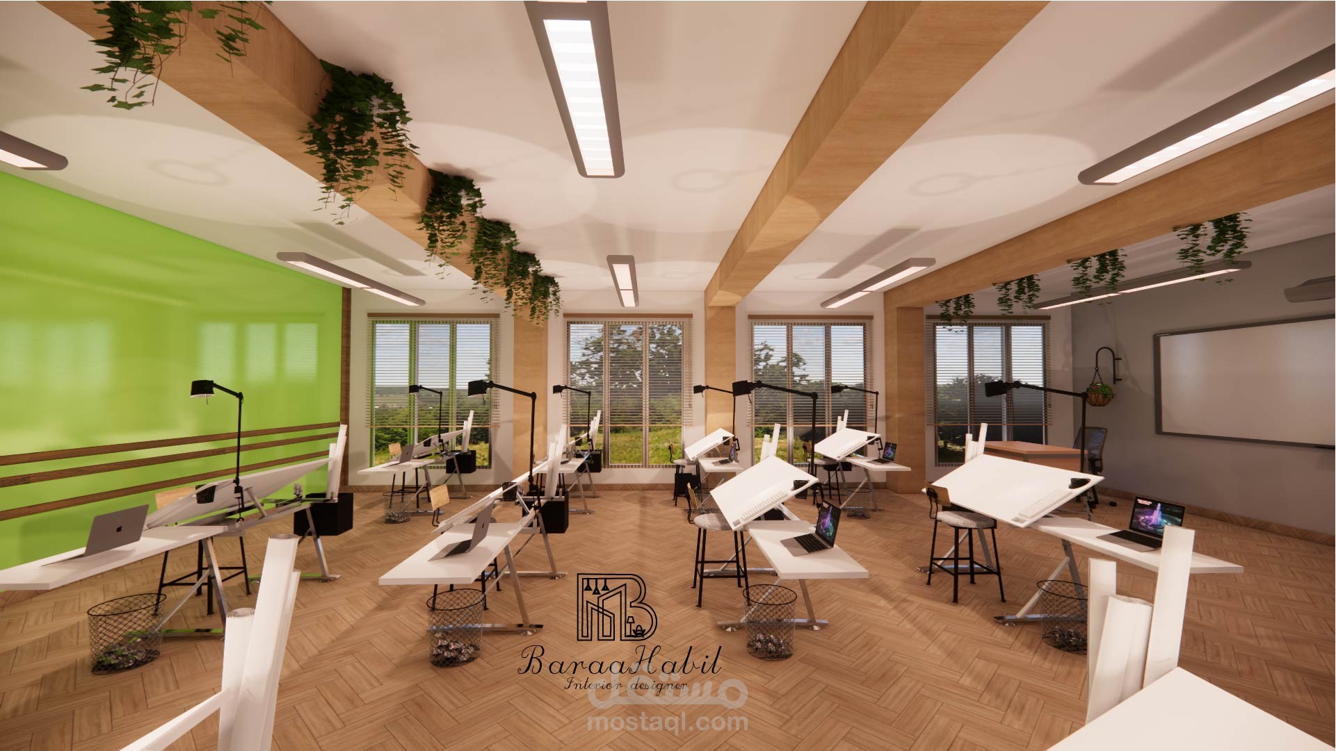 تصميم قاعة مراسم هندسية - Engineering ceremony hall design