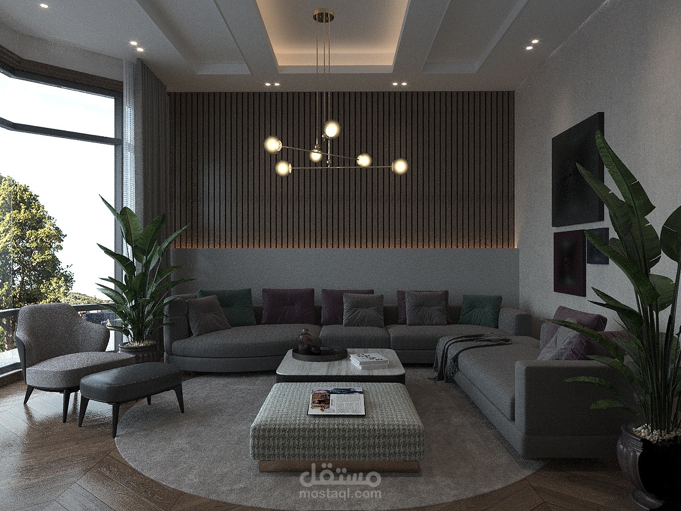تصميم غرفة معيشة