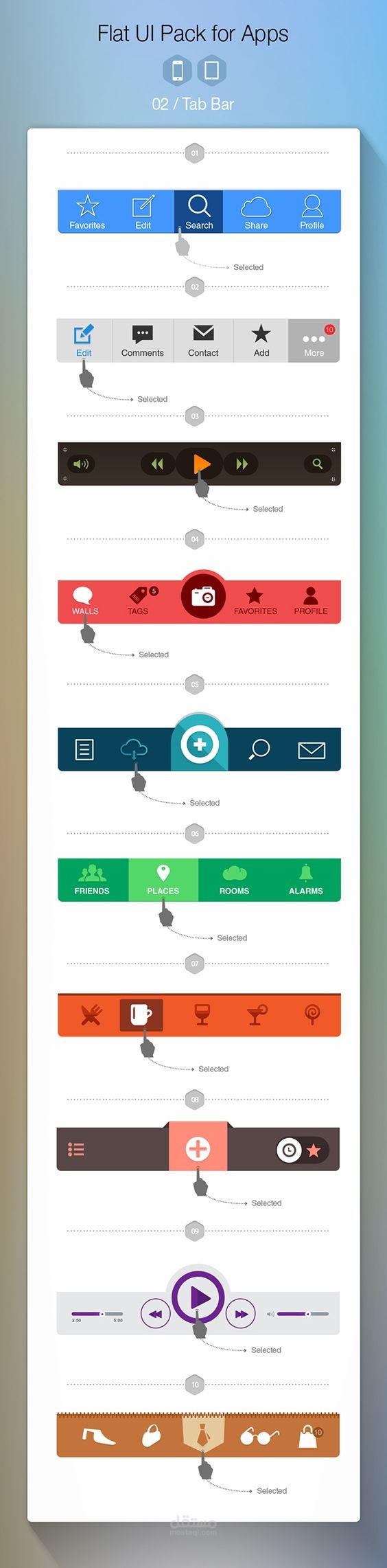 Flat UI Pack for Apps