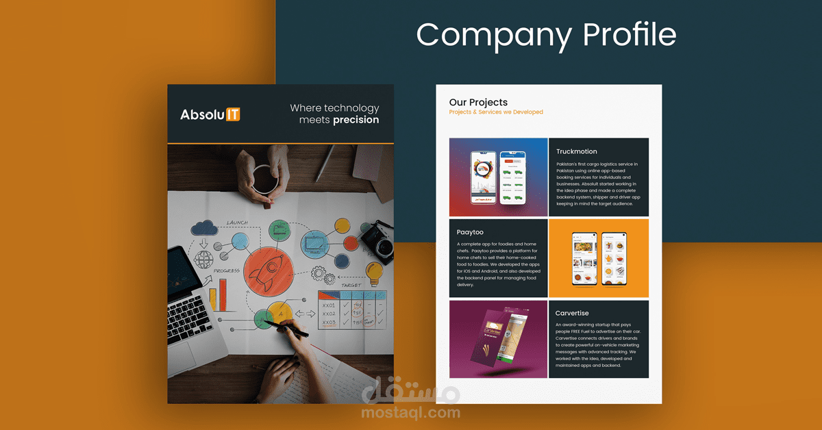 عمل ملف تعريفى كامل لشركه ادويه