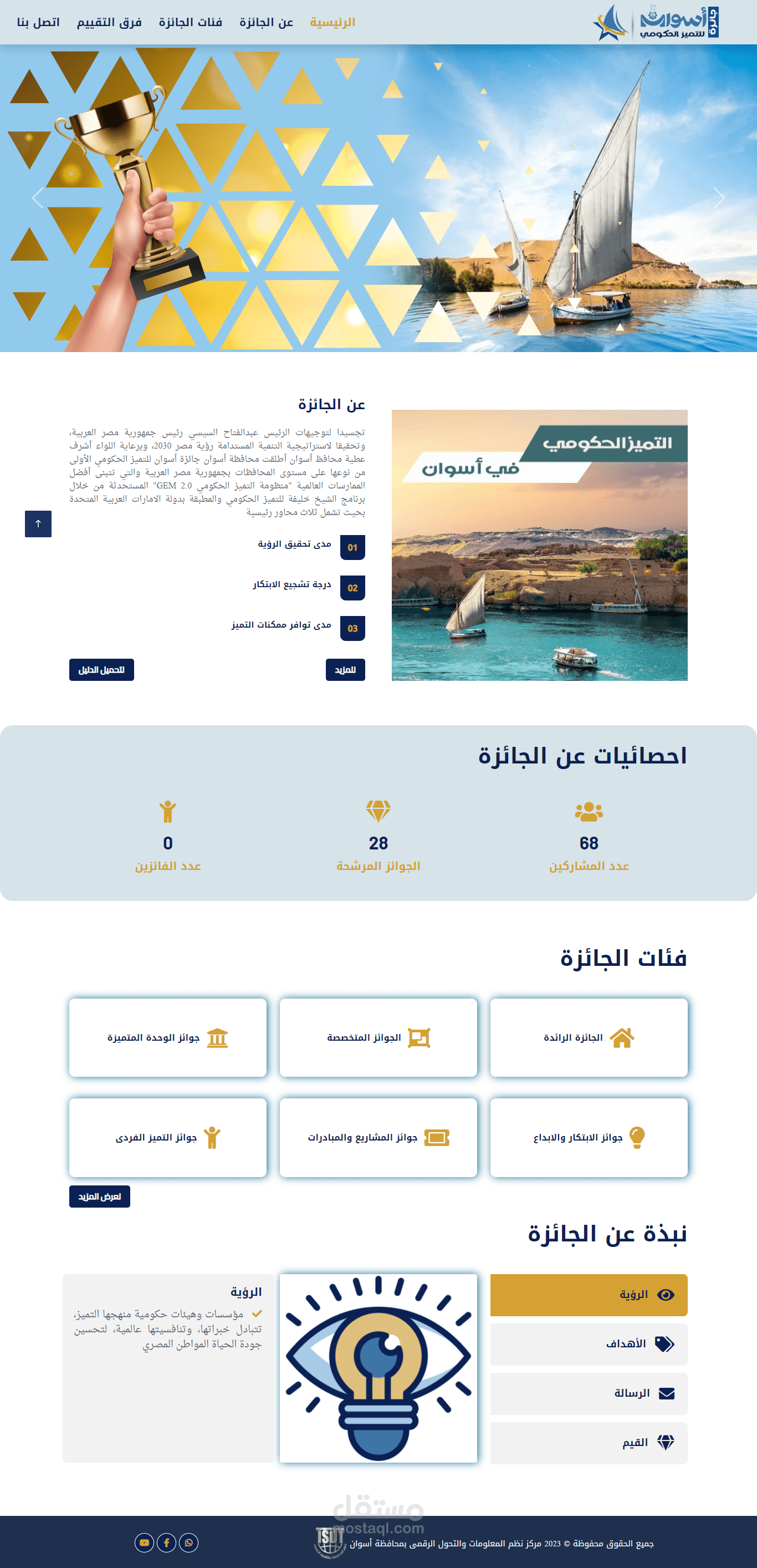 جائزة أسوان للتميز الحكومى