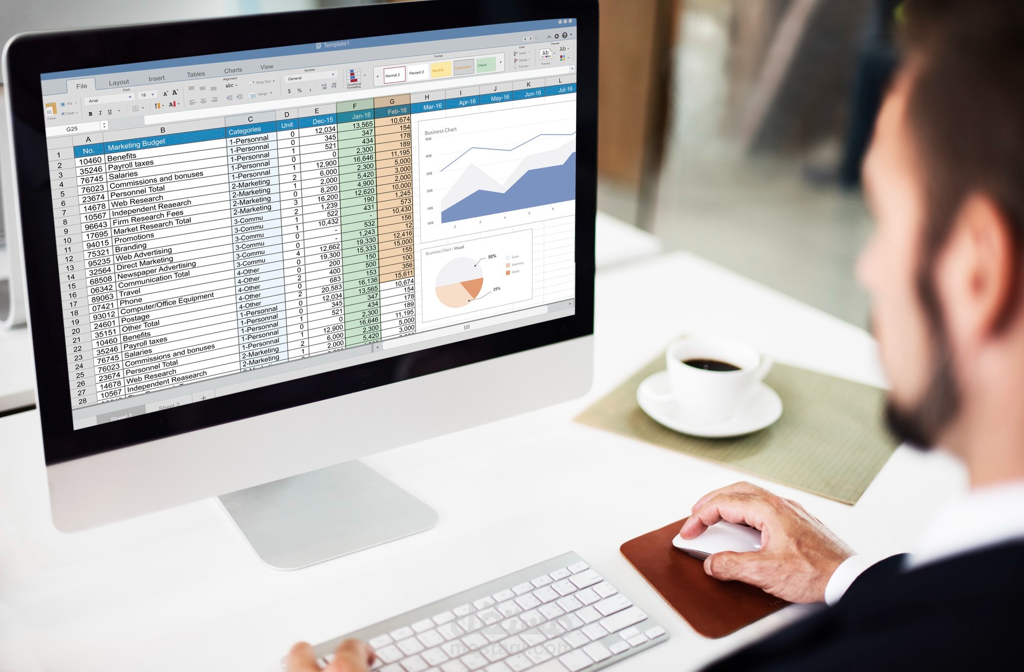 ادخال ومعالجة البيانات بإستخدام مايكروسف اكسيل microsoft excel