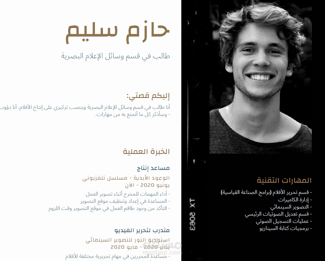 سيرة ذاتية ( CV )