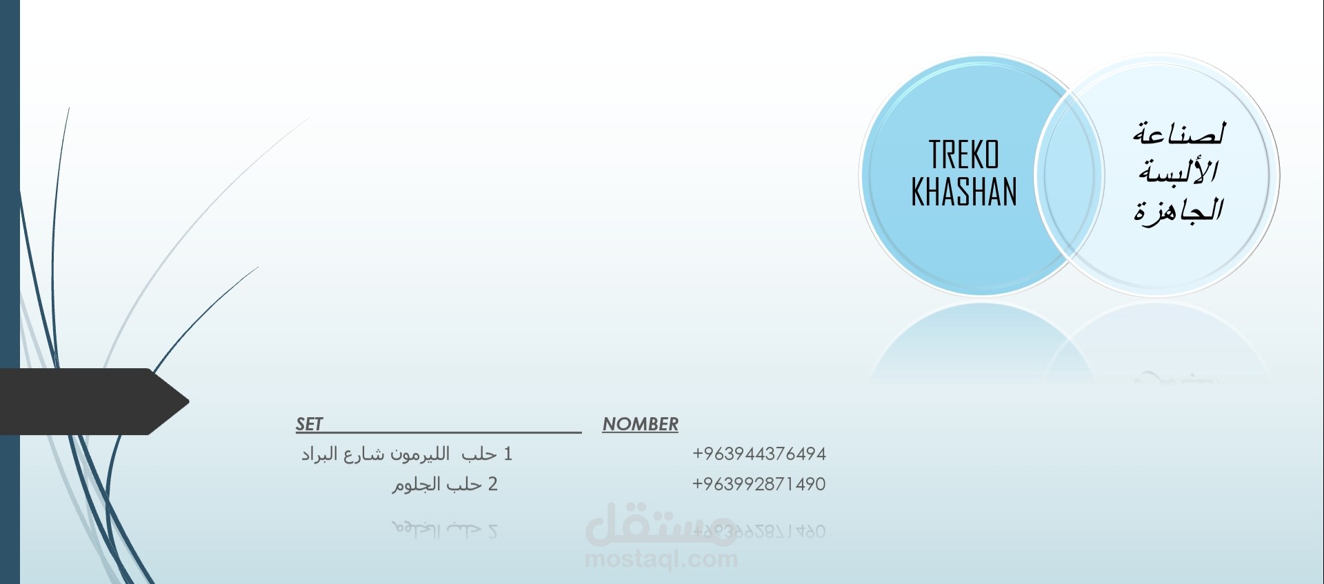 تصميم بطاقات عمل وشعارات