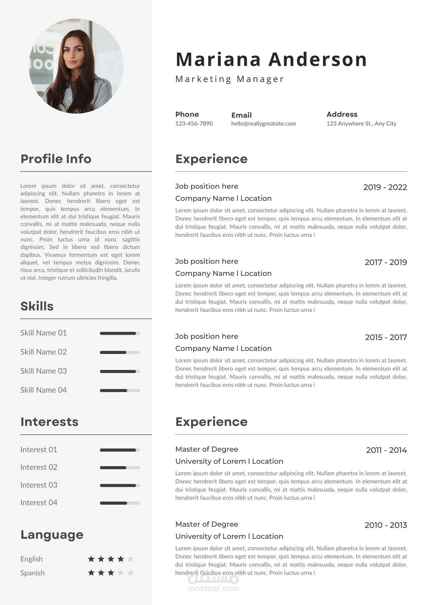 CV and LinkedIn Profile