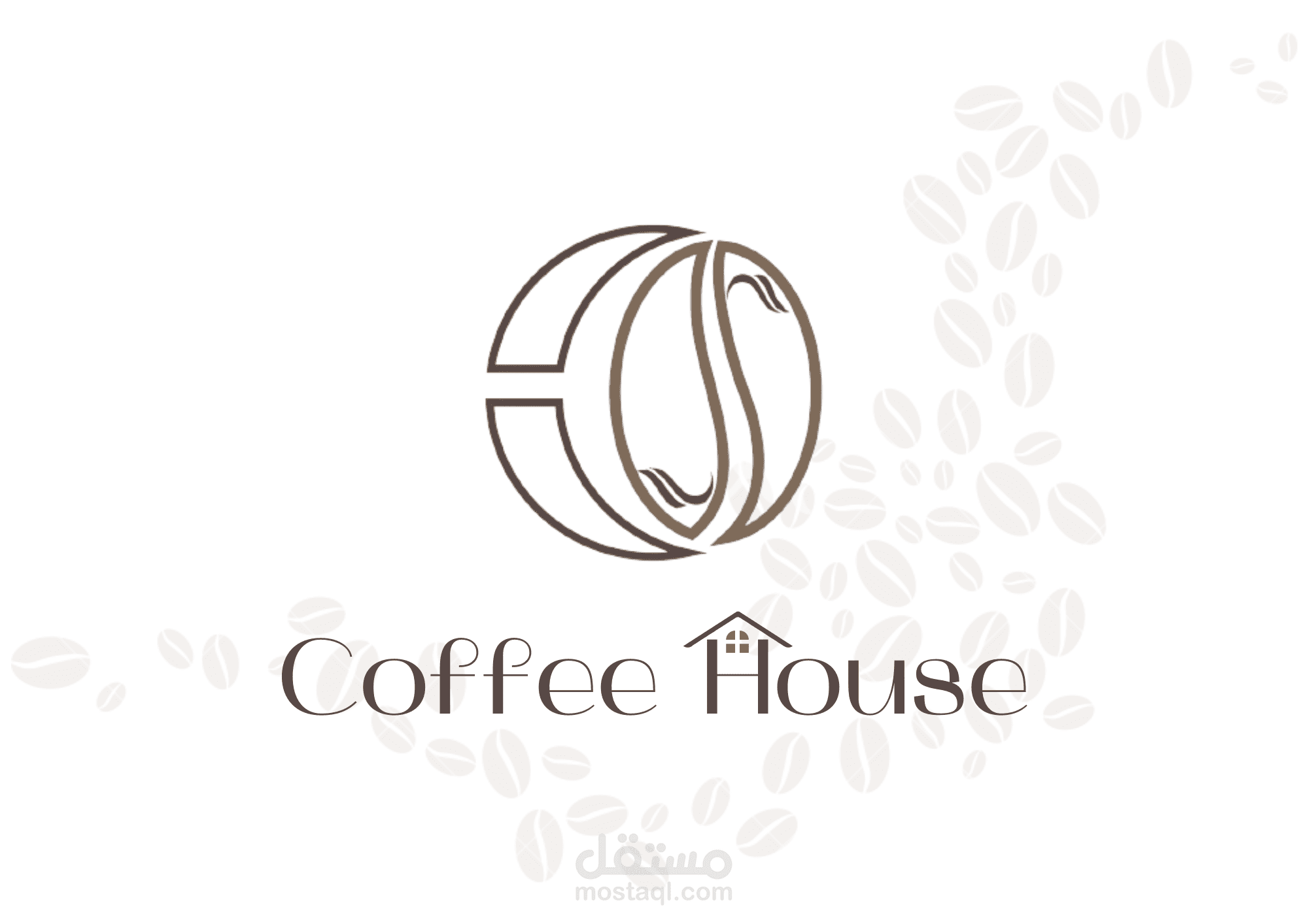 تصميم شعار وmockup للبراند