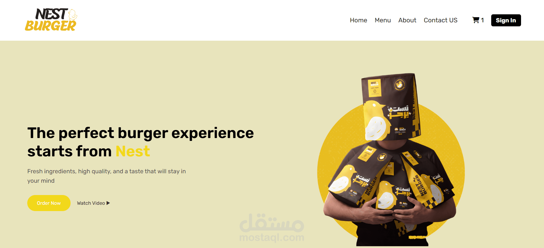 website restaurant