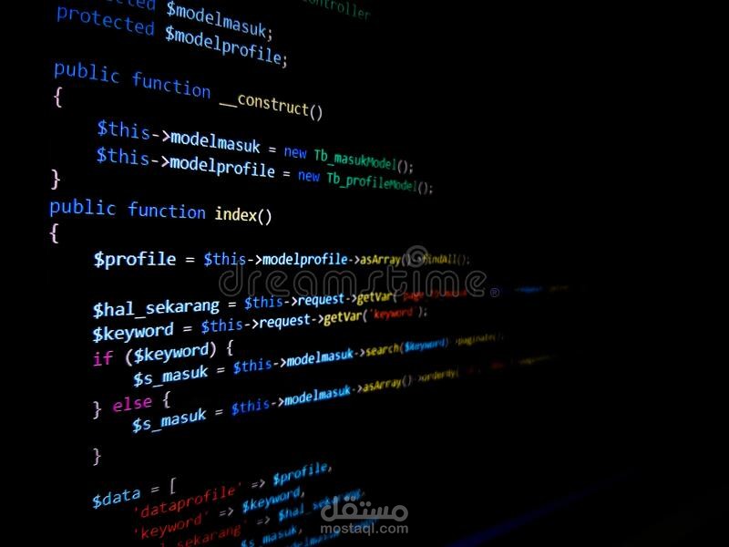 تصميم و انشاء واجهات و مواقع بلغة php