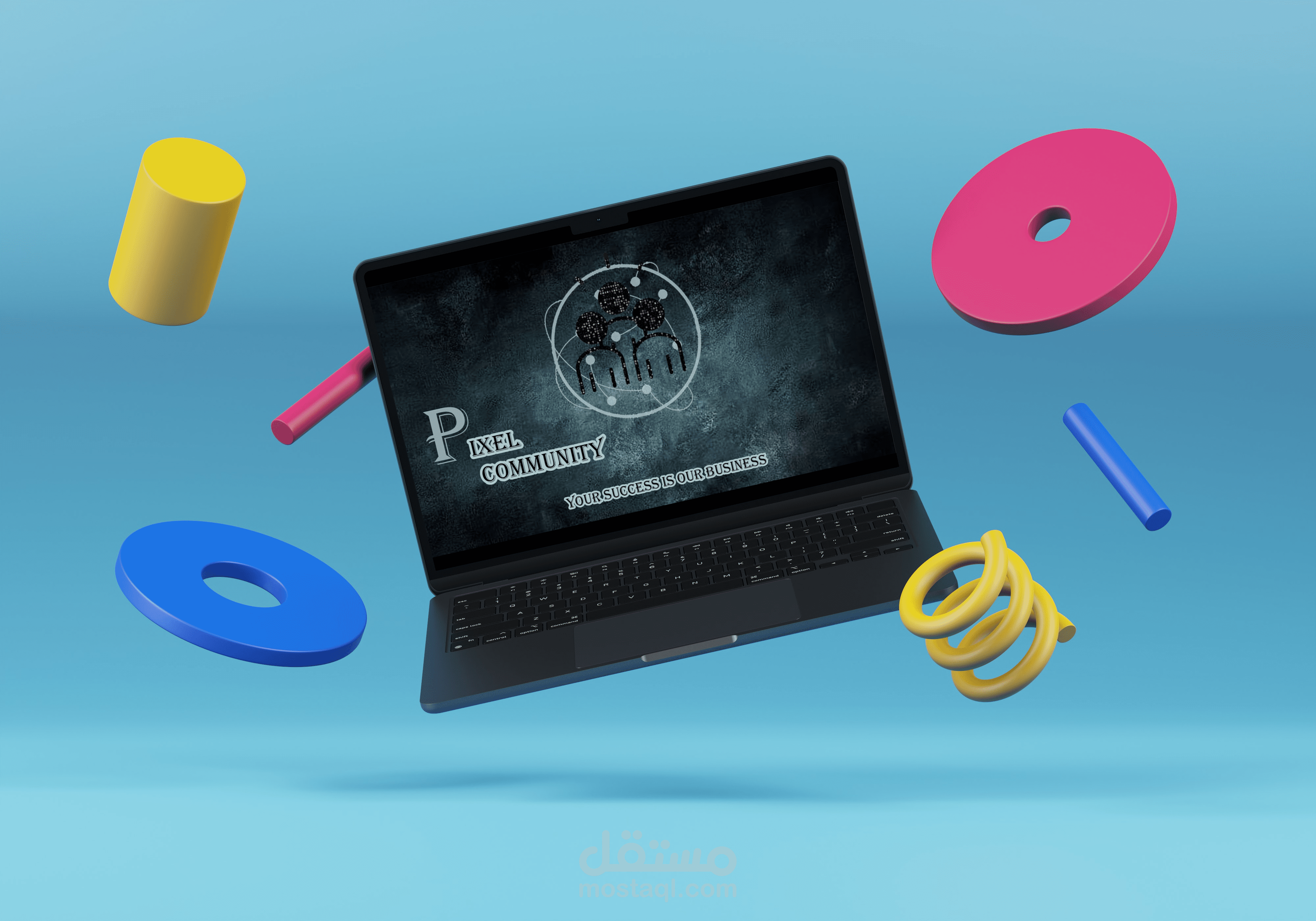 pixel agency mockups