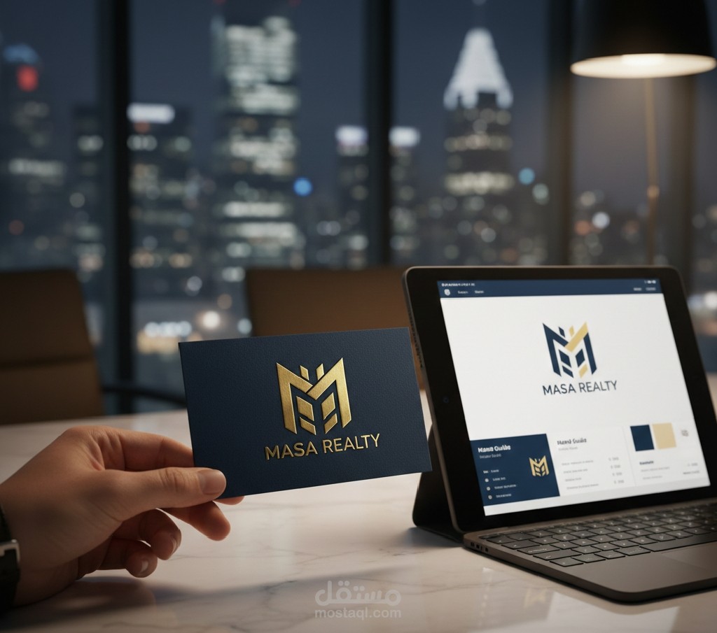 تصميم لوغو"، اكتب "تصميم شعار لشركة عقارات".