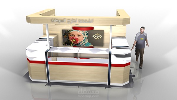 تصميم 3D | كشك ( بوث )  2012
