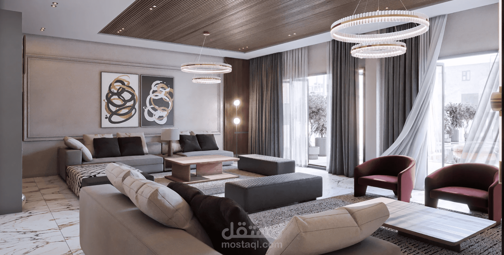 Reception And Living Area