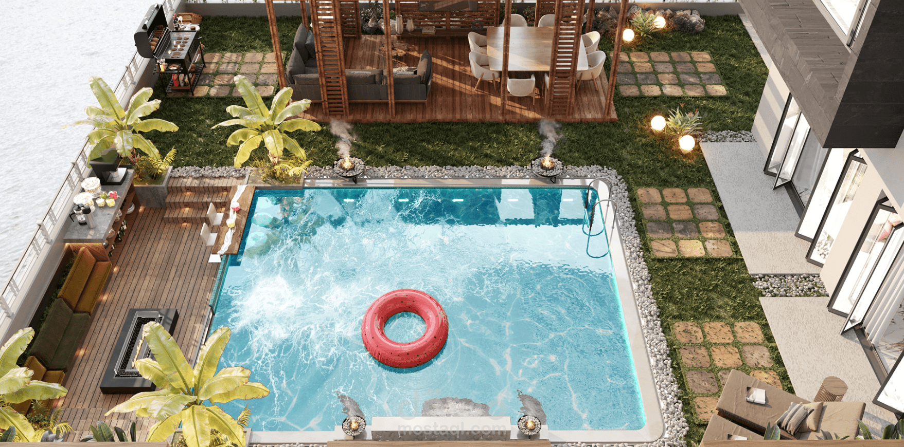 Out Door Area And Garden