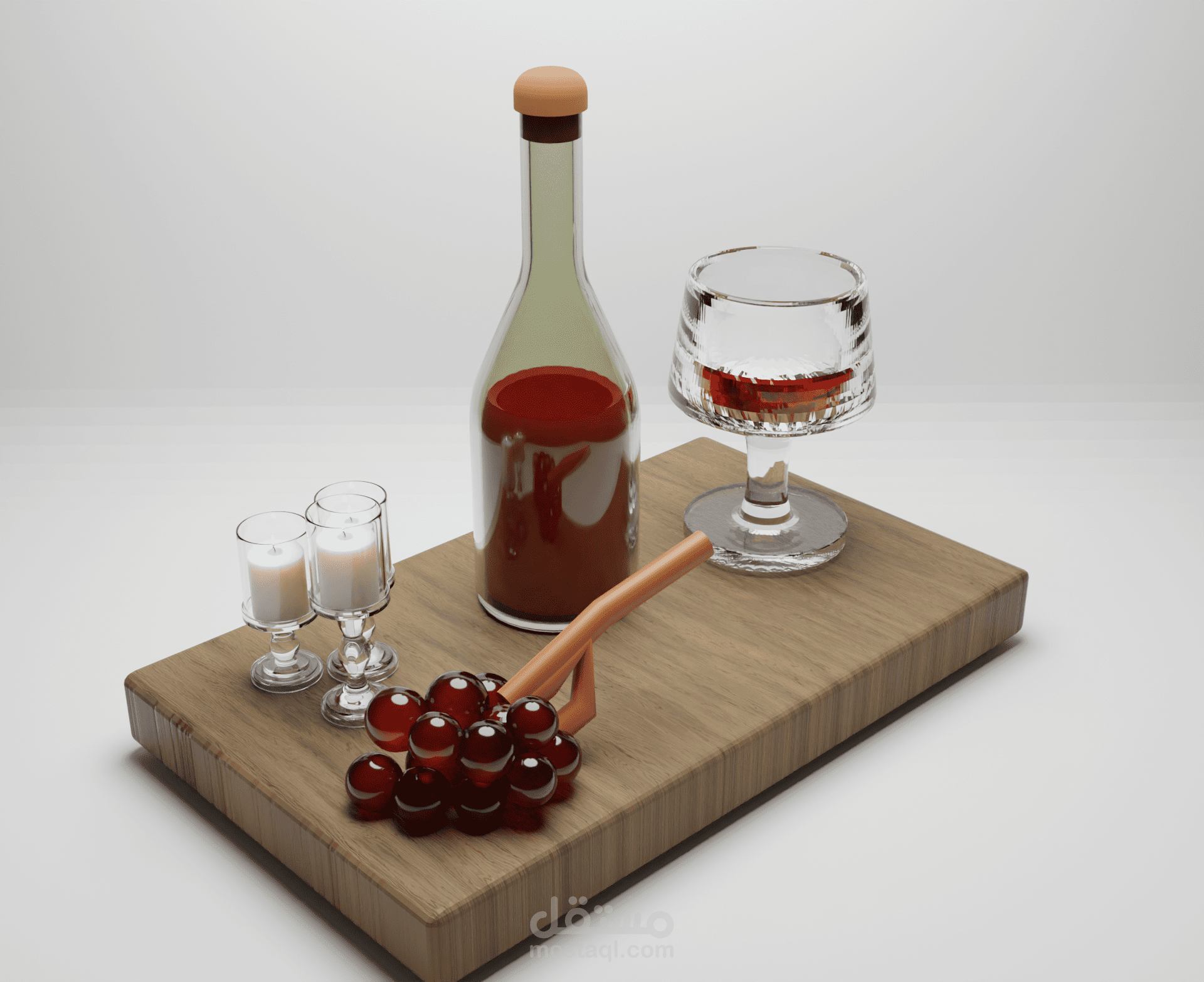 تصميم لزجاجة