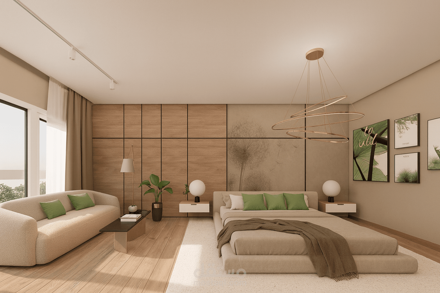 تصميم داخلى لغرفه نوم رئيسيه مودرن