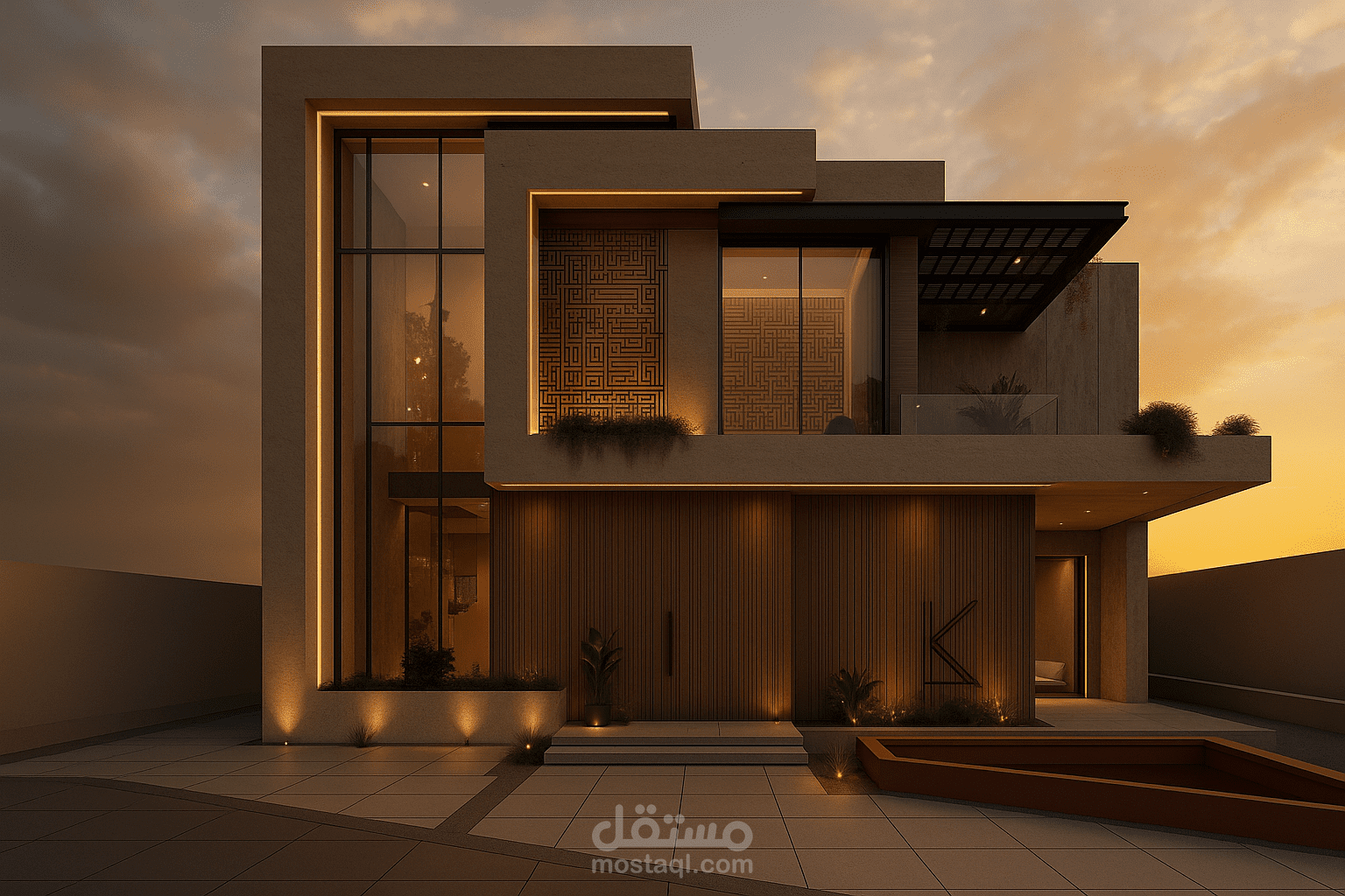 تصميم واجهه مودرن