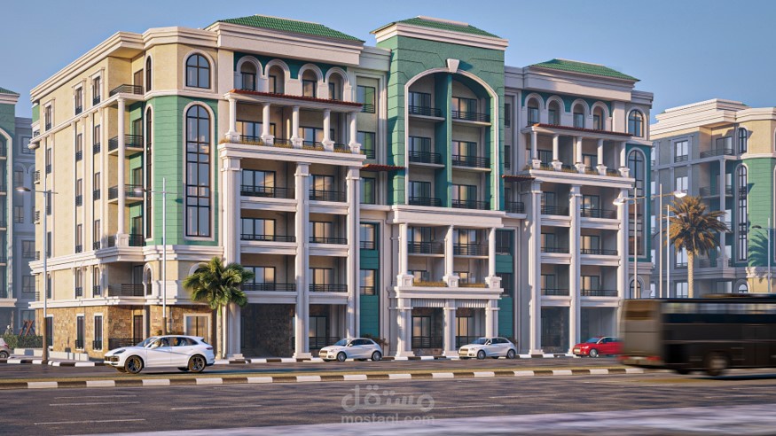 مجمع سكنى بميدان الساعة