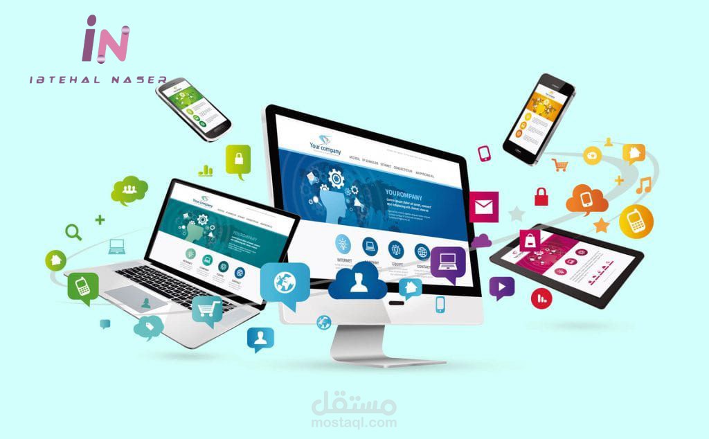 تصميم مواقع إلكترونية بلغة (html , css).