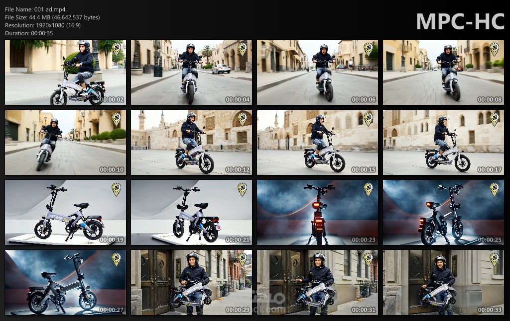 اعلان لشركة استيراد دراجات وسكوترات كهربائية