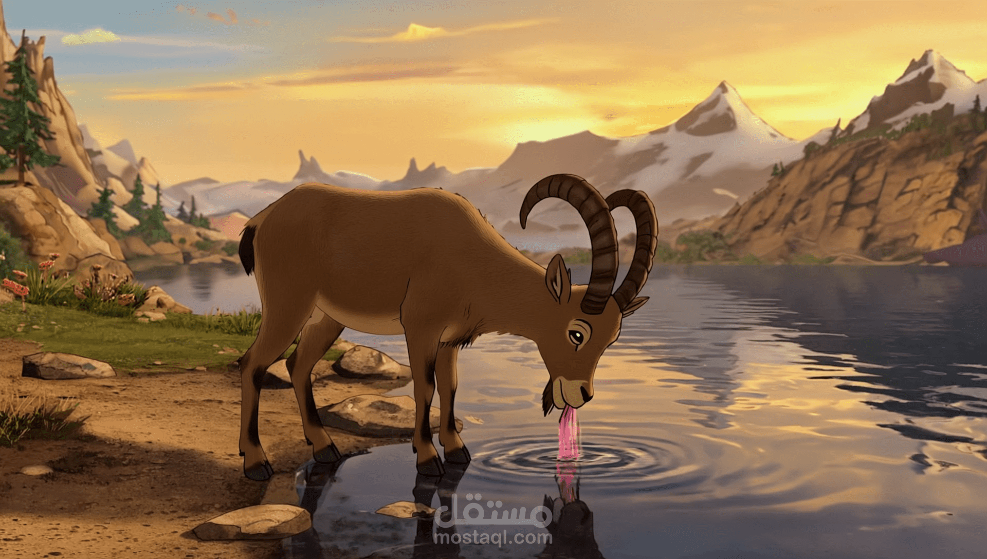 أغنية لمحمية الوعول - المركز الوطني لتنمية الحياة الفطرية - السعودية