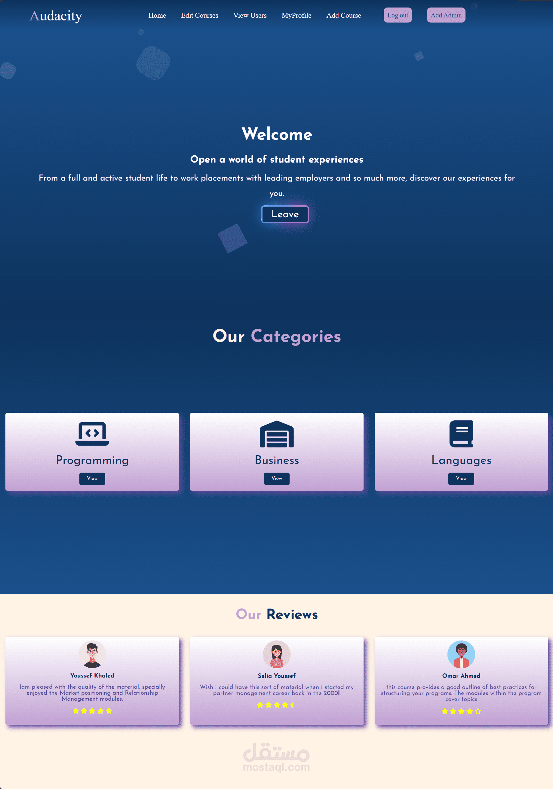Online Learning Platform