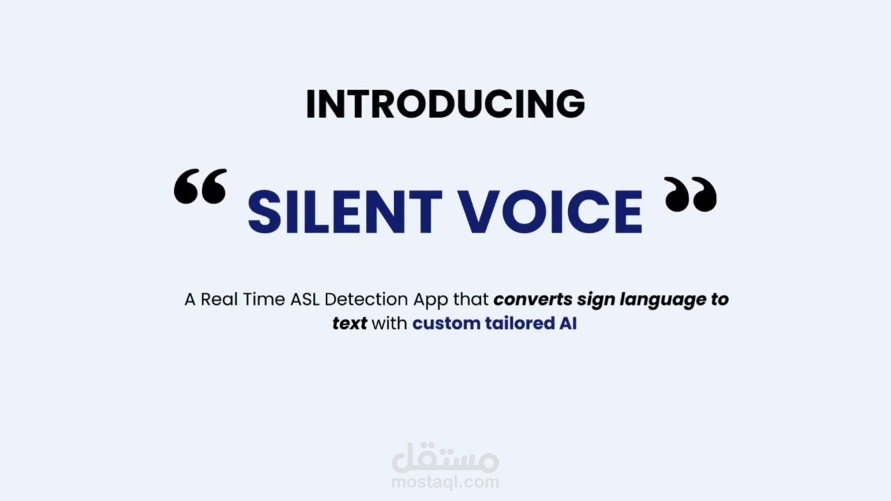 Silent voice application