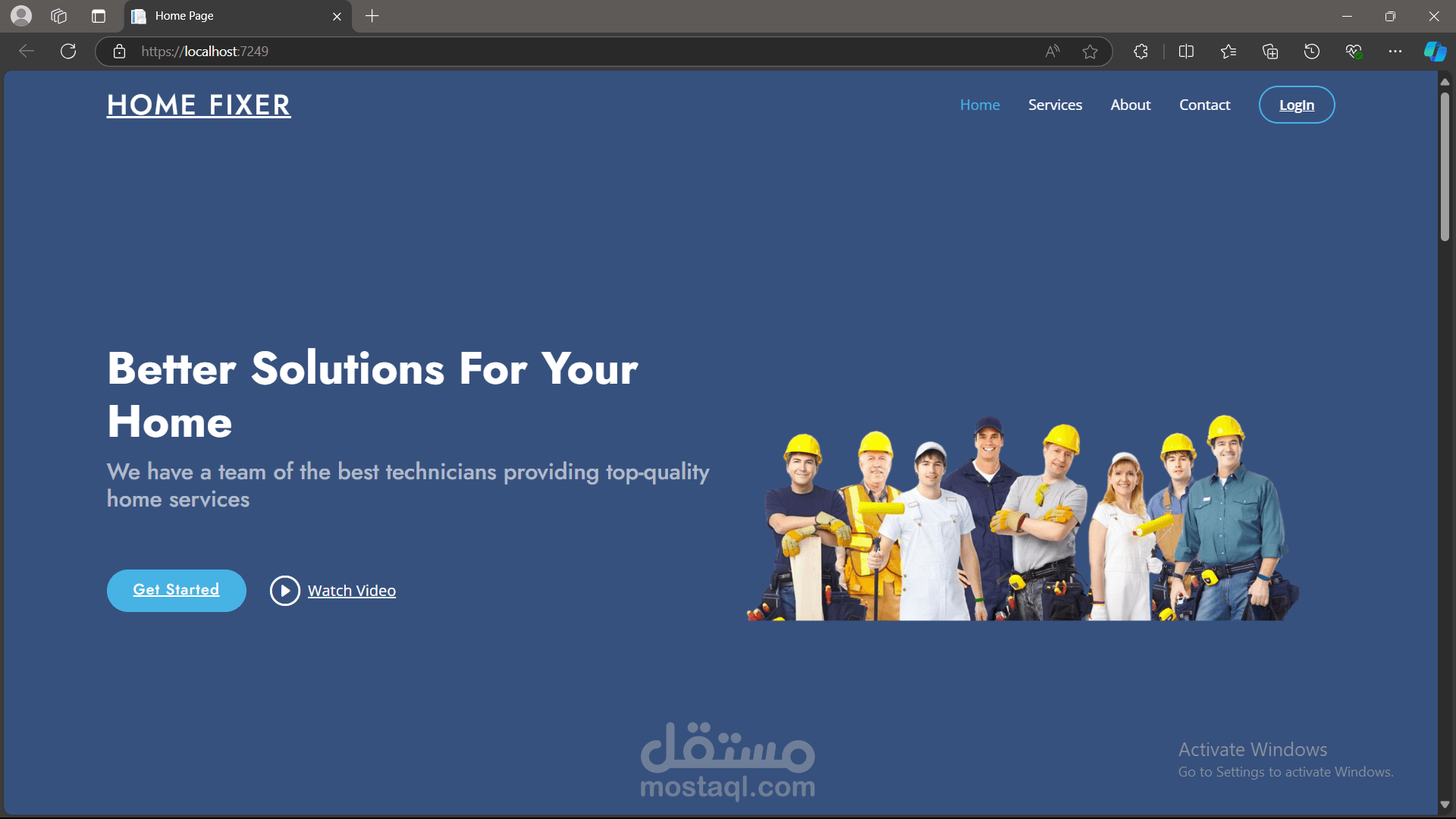 منصة خدمات صيانة المنازل