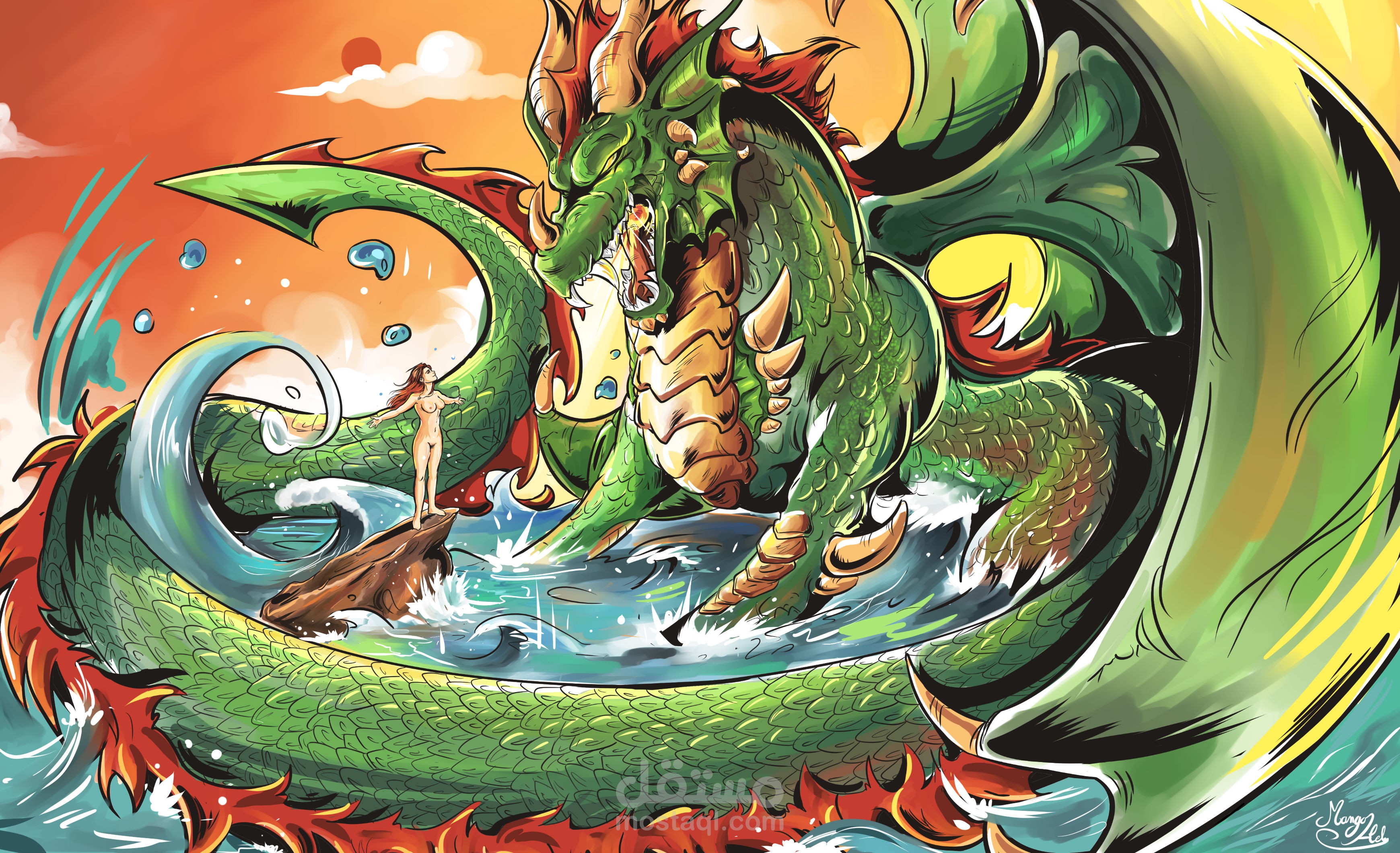 manga digital illustration