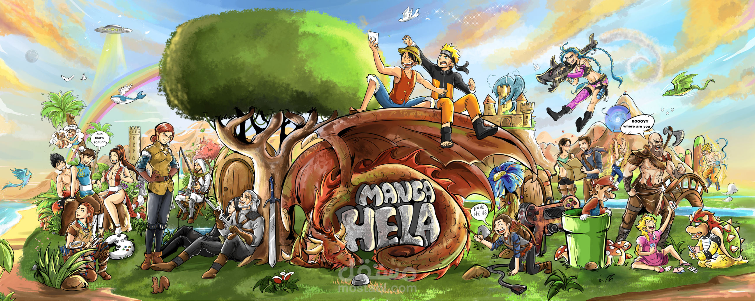 manga digital illustration