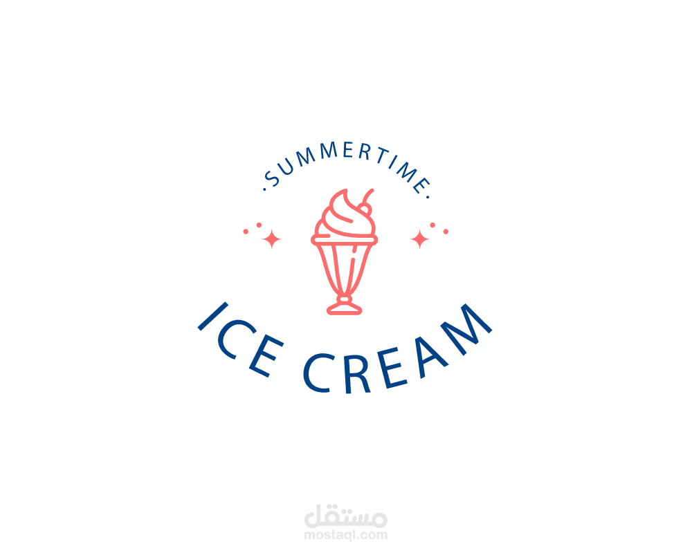 Ice cream logo