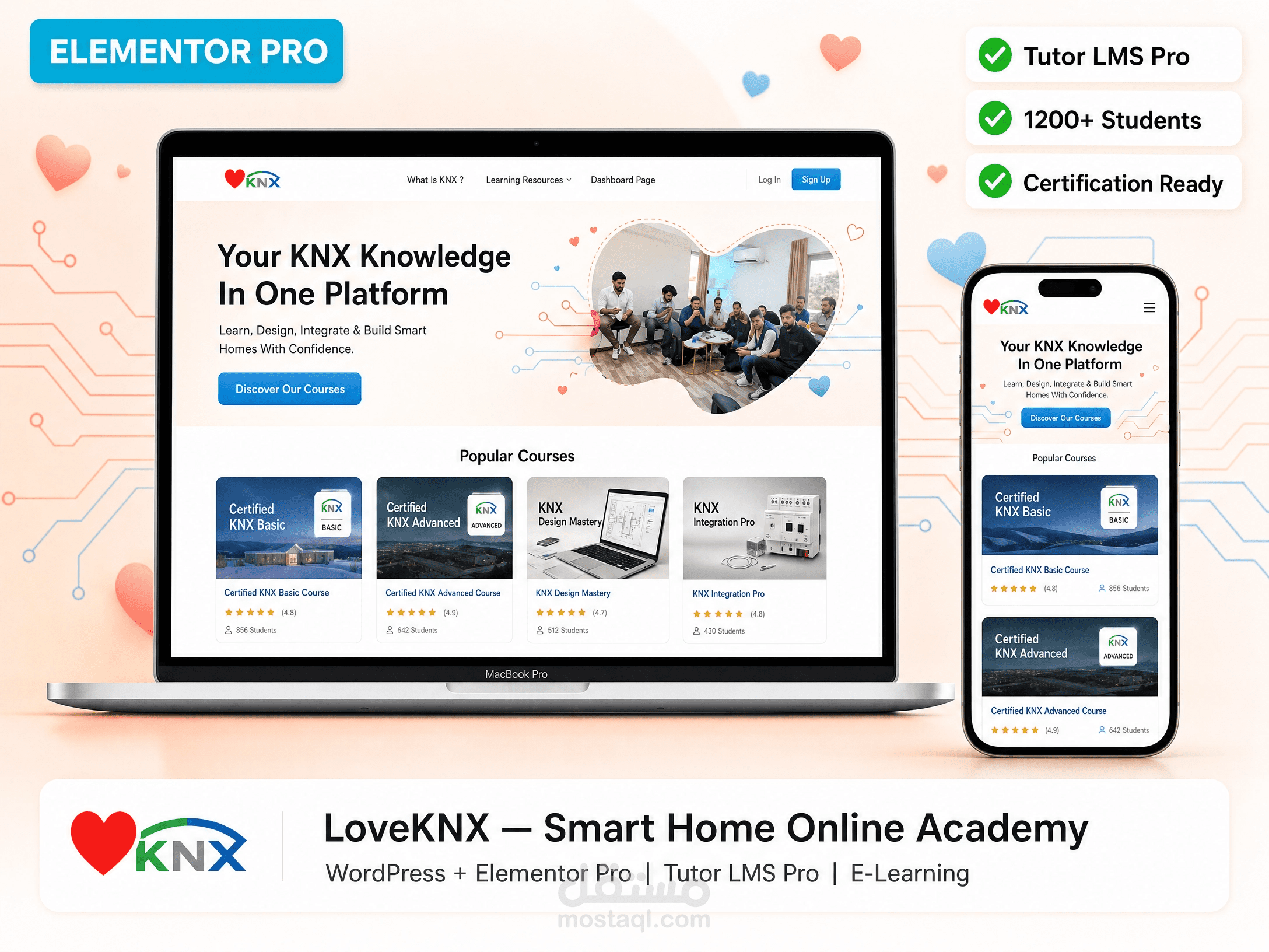 loveknx.com منصة تعليمية لتعليم نظام ال KNX