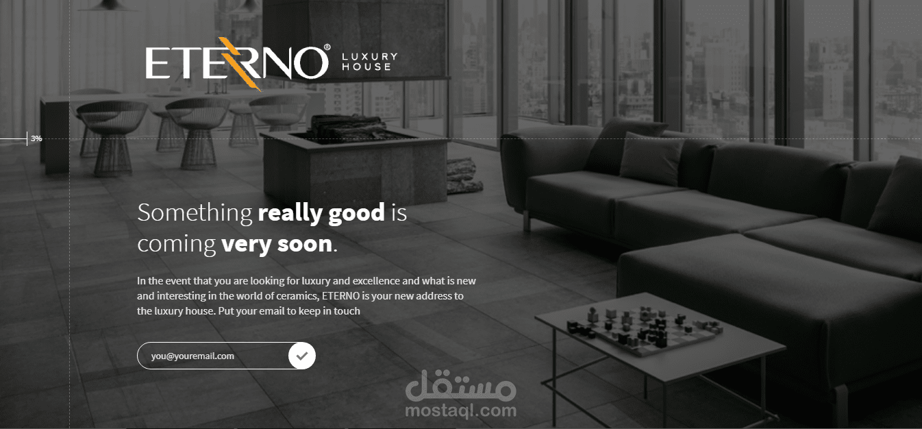 تنفيذ موقع شركة ETERNO