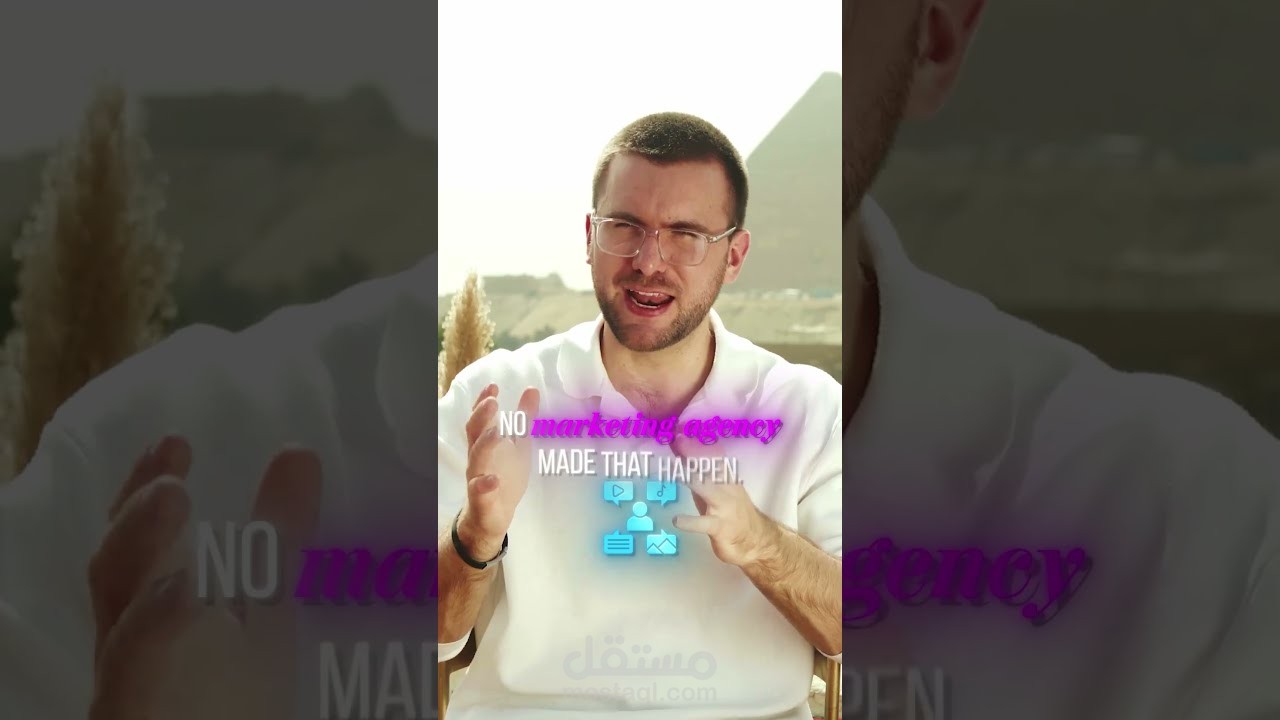 مونتاج فيديو ريلز تسويقي بأسلوب سينمائي وجرافيك متحرك)Direct Response Style)