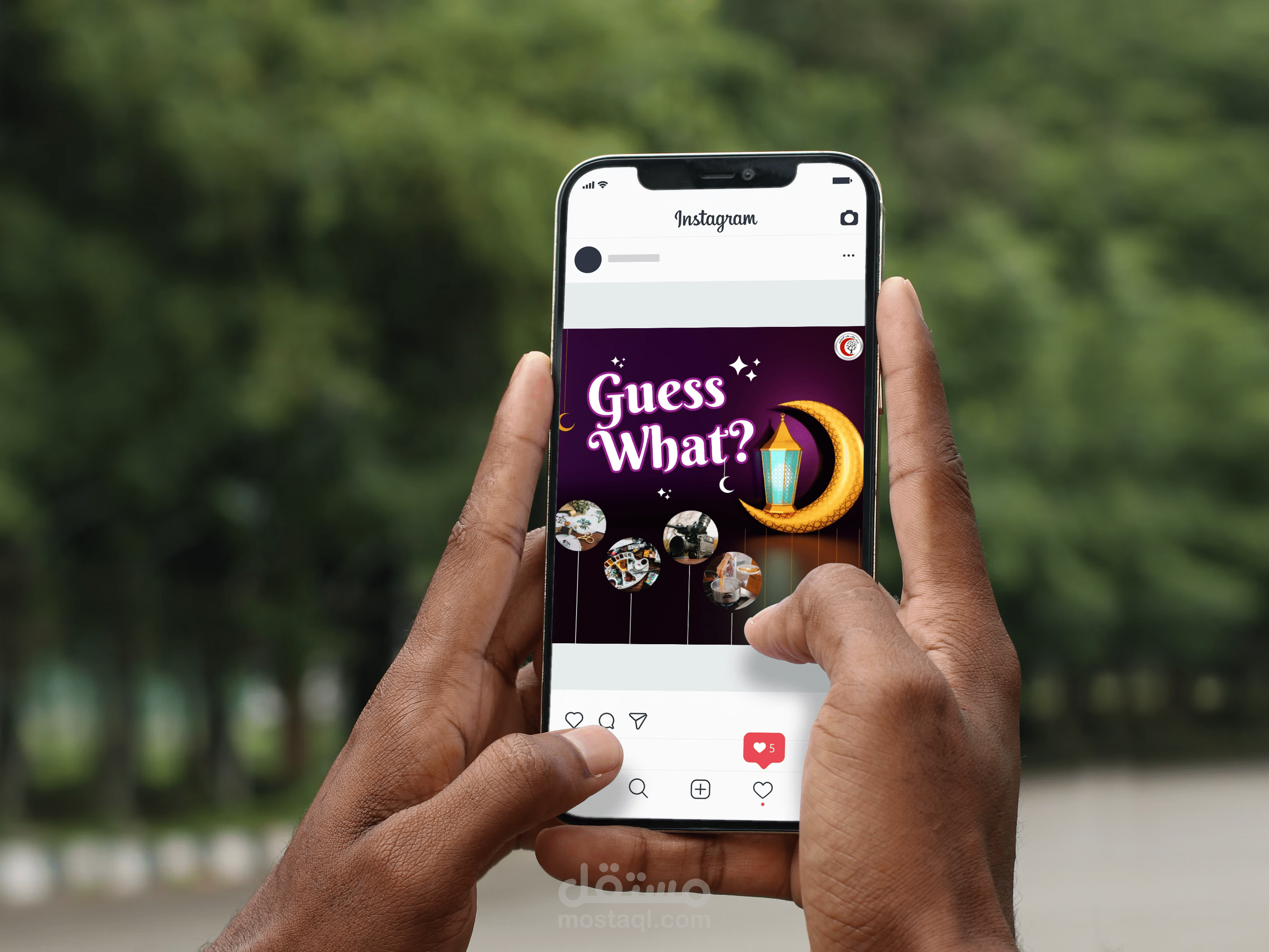 بوست سوشيال ميديا للتشويق