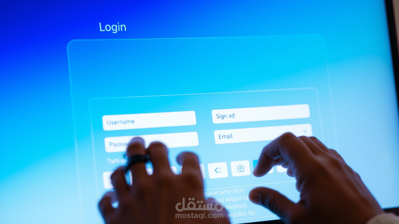 نظام تسجيل دخول وتسجيل حساب (Authentication System)