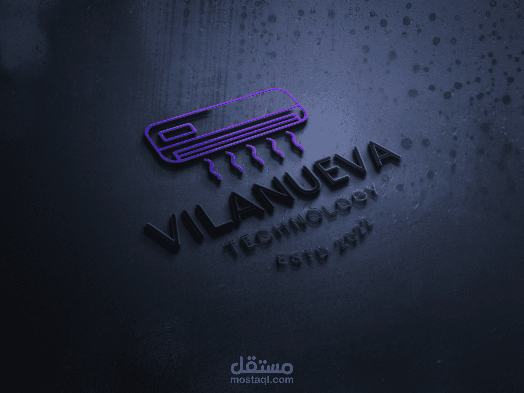 تصميم لوجو احترافى لمحل تكييفات