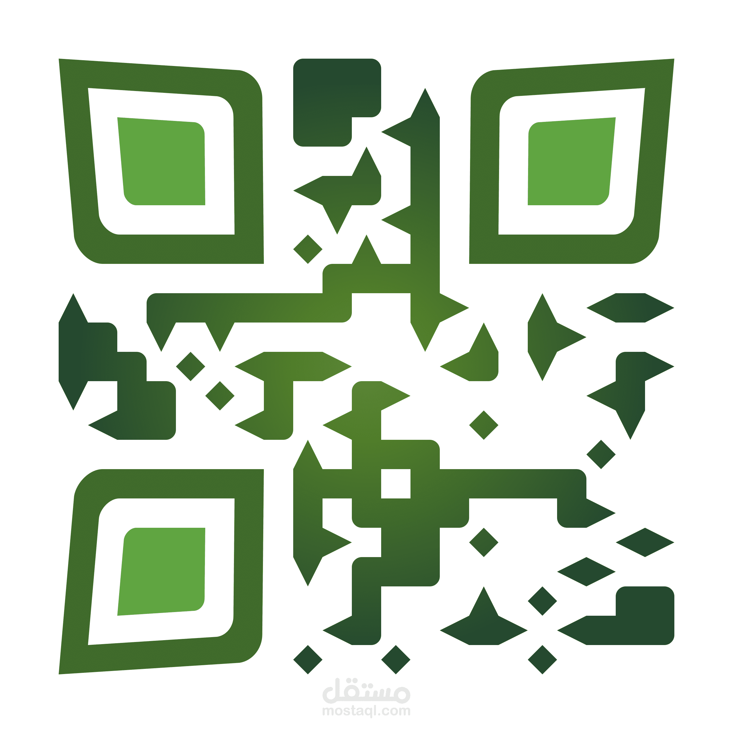 تصميم QR code احترافى مميز باشكال مختلفه