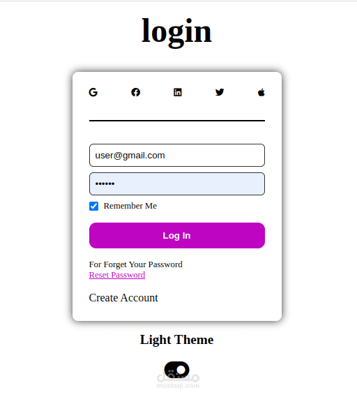 light and dark for form registration