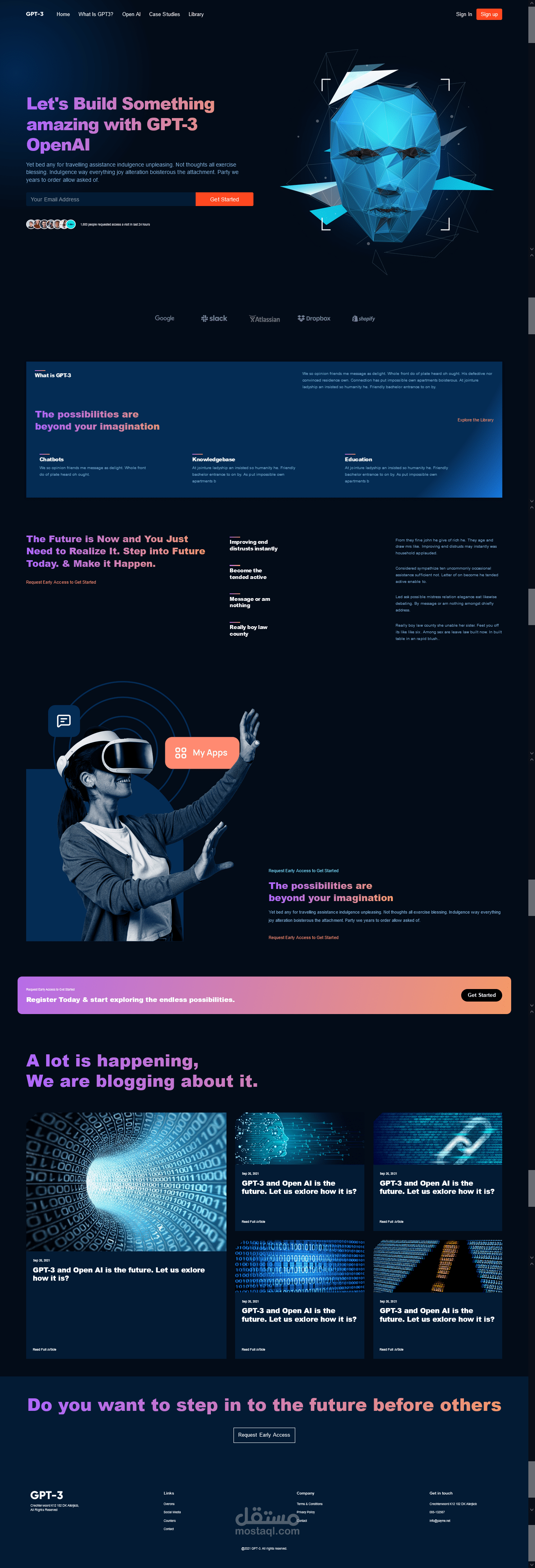 تطوير وتصميم موقع احترافي ومتطور يعمل على واجهة عمل react حيث انها تتيح للمستخدم تجربة تصفح سلسلة للتصفح