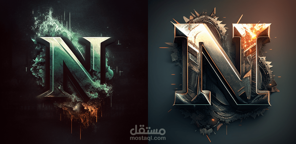 تصميم لوجو بشكل احترافي والتعديل عليه