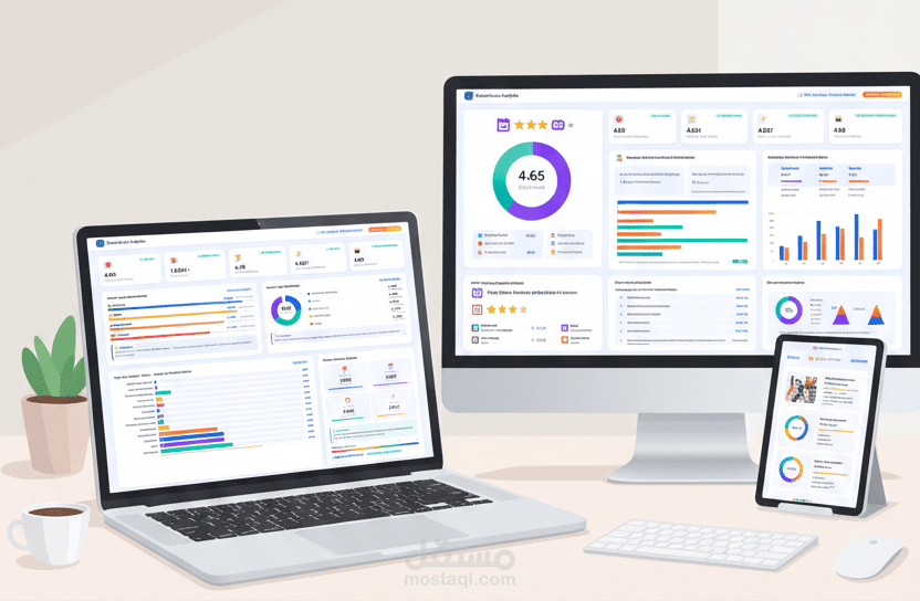 تنظيف وتحليل بيانات منصة تعلم عن بعد وتحولها الي Dashboard تفاعلية