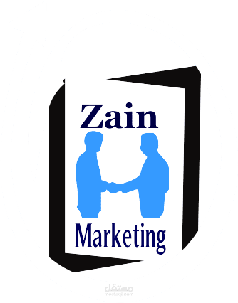 لوجو لشركة زين باكتر من لون