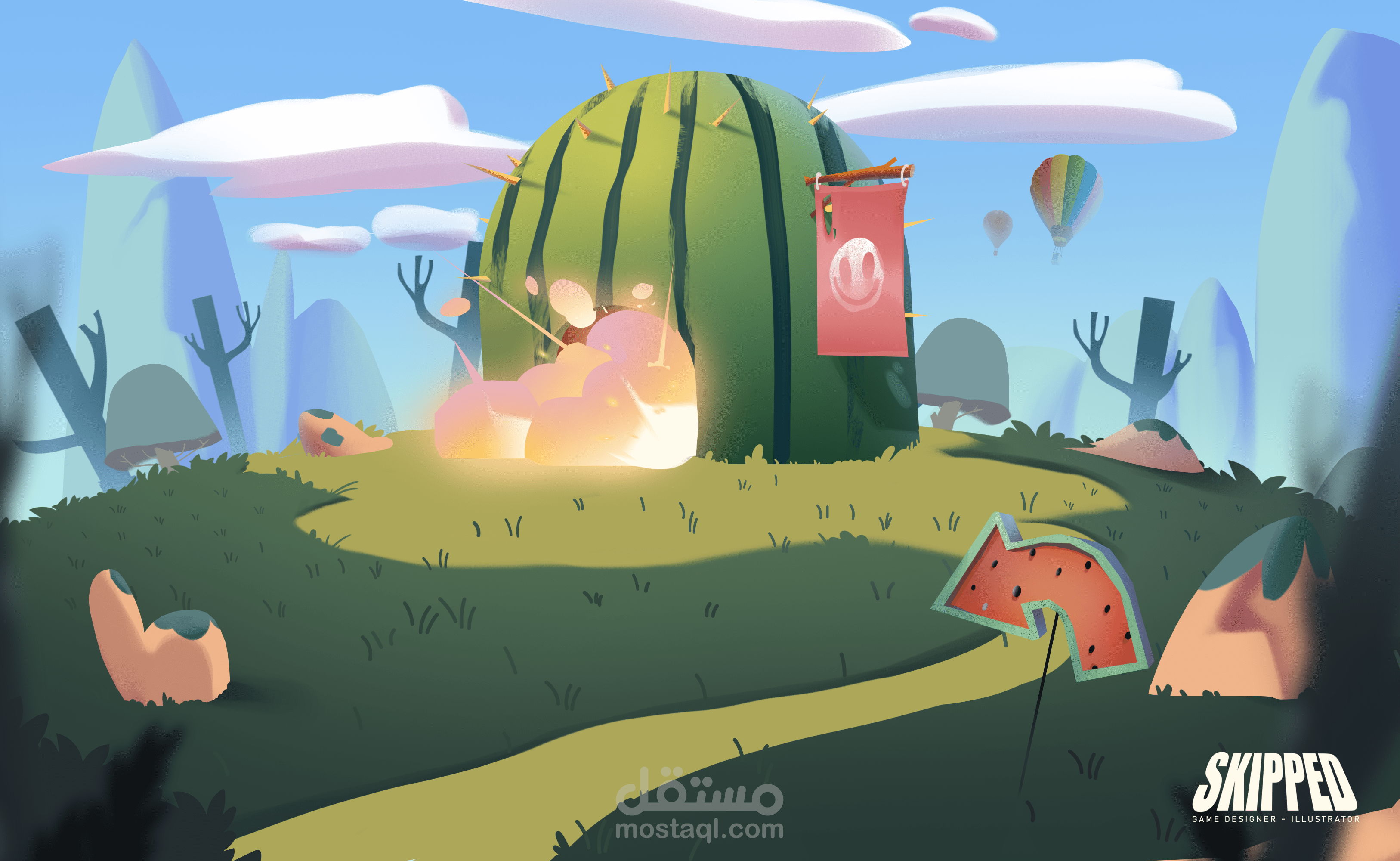 game backgrounds and banners for littel kids and events