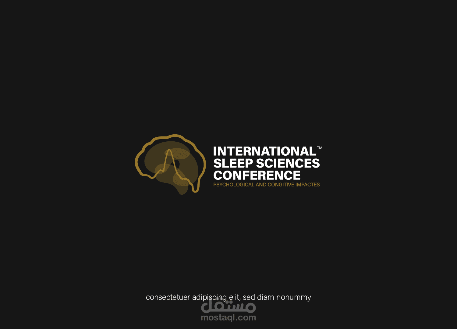 هوية بصرية احترافية لمؤتمر متخصص في علوم النوم والدماغ - International Sleep Sciences Conference