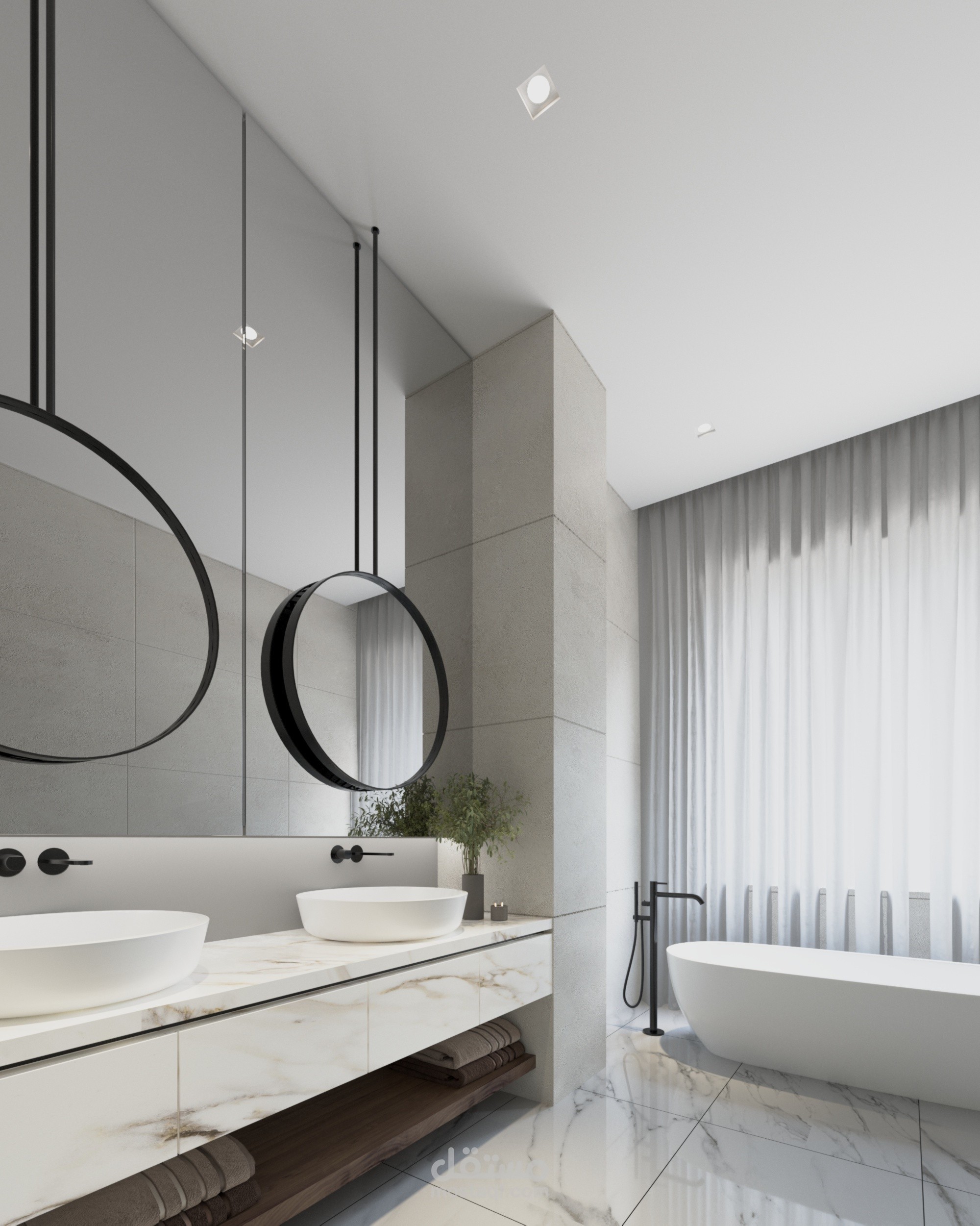 minimalism bathroom design