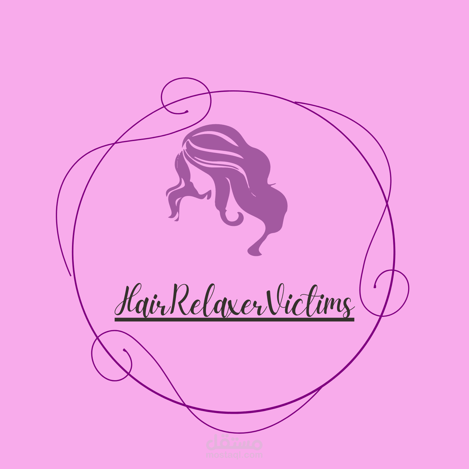 لوجو لصالون سيدات او مجوهرات