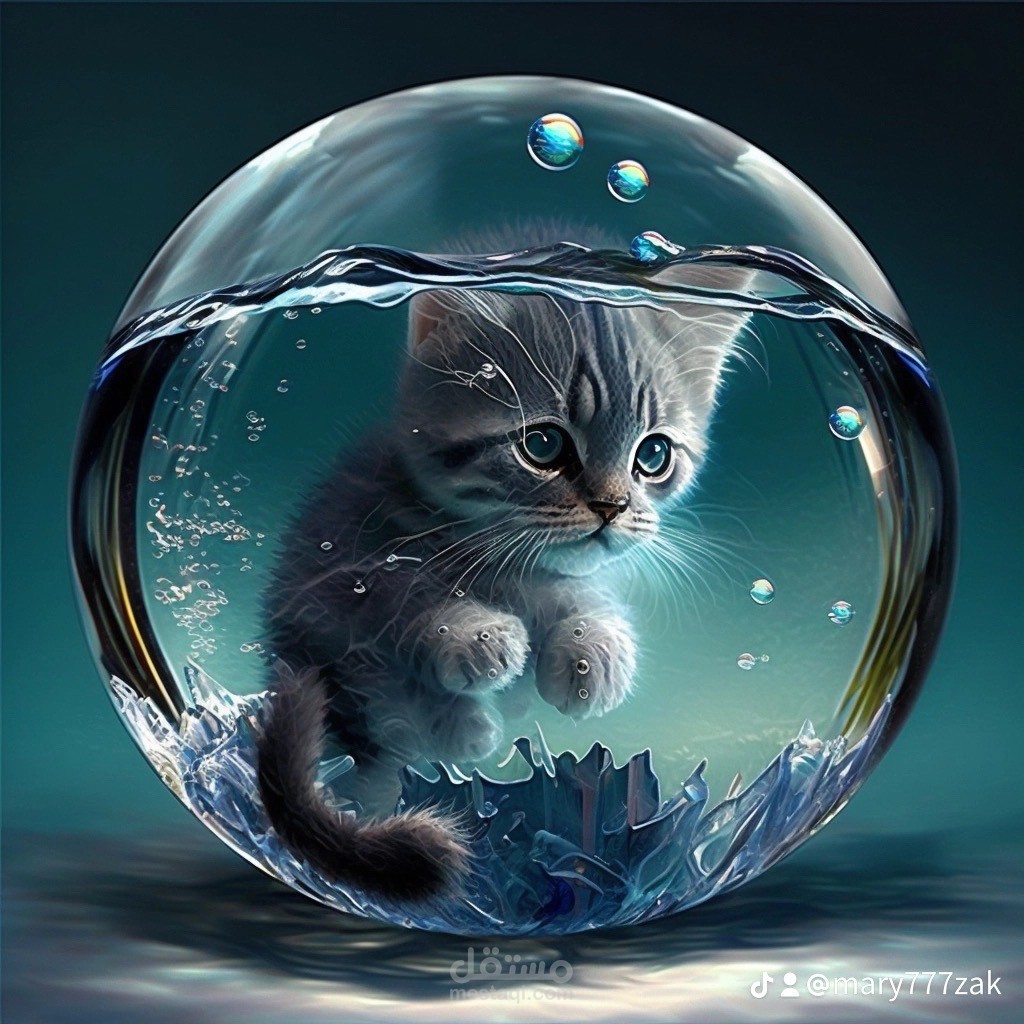 3D جرافيك لقطط