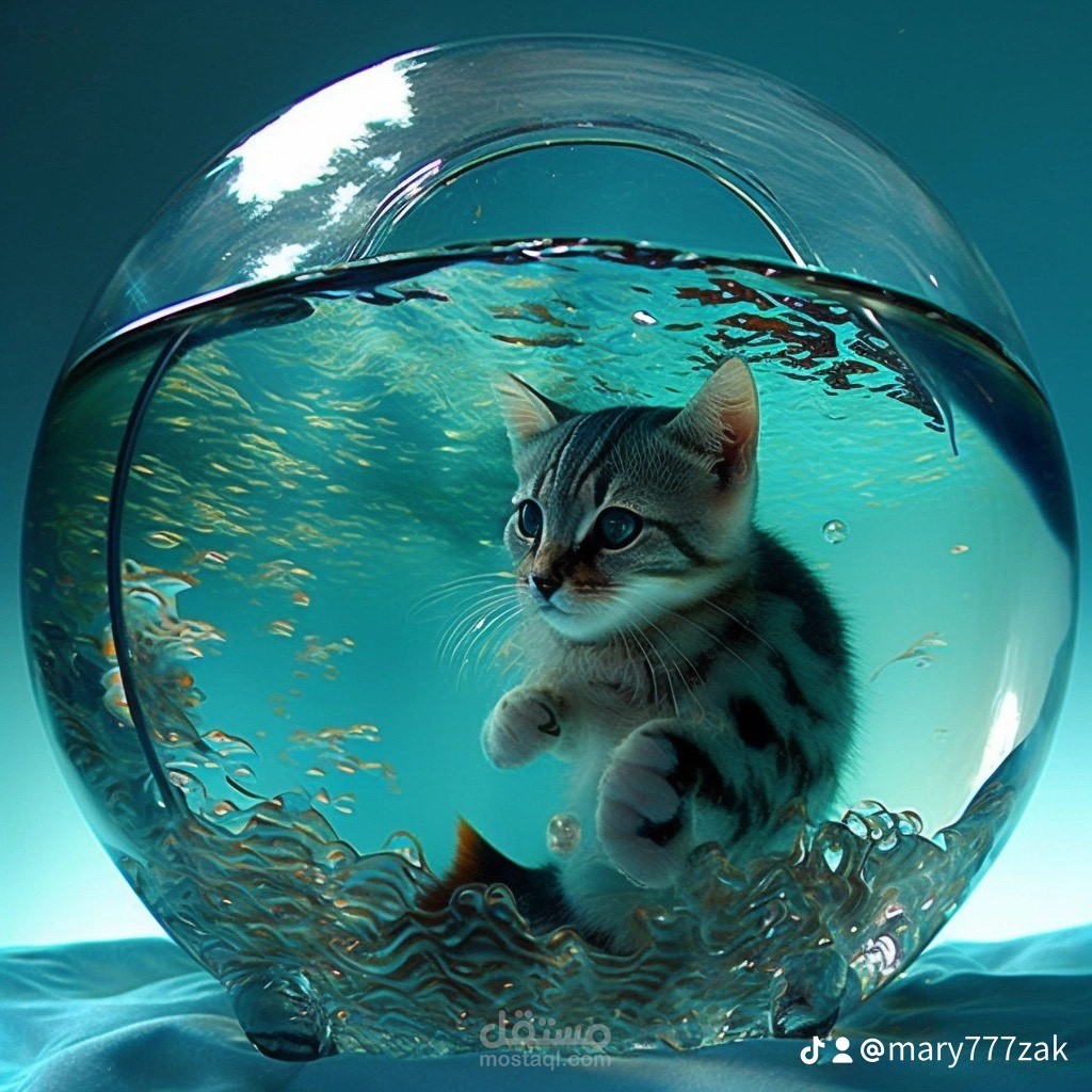 3D جرافيك لقطط