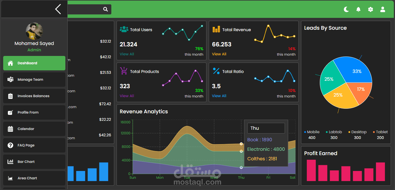 Dashboard